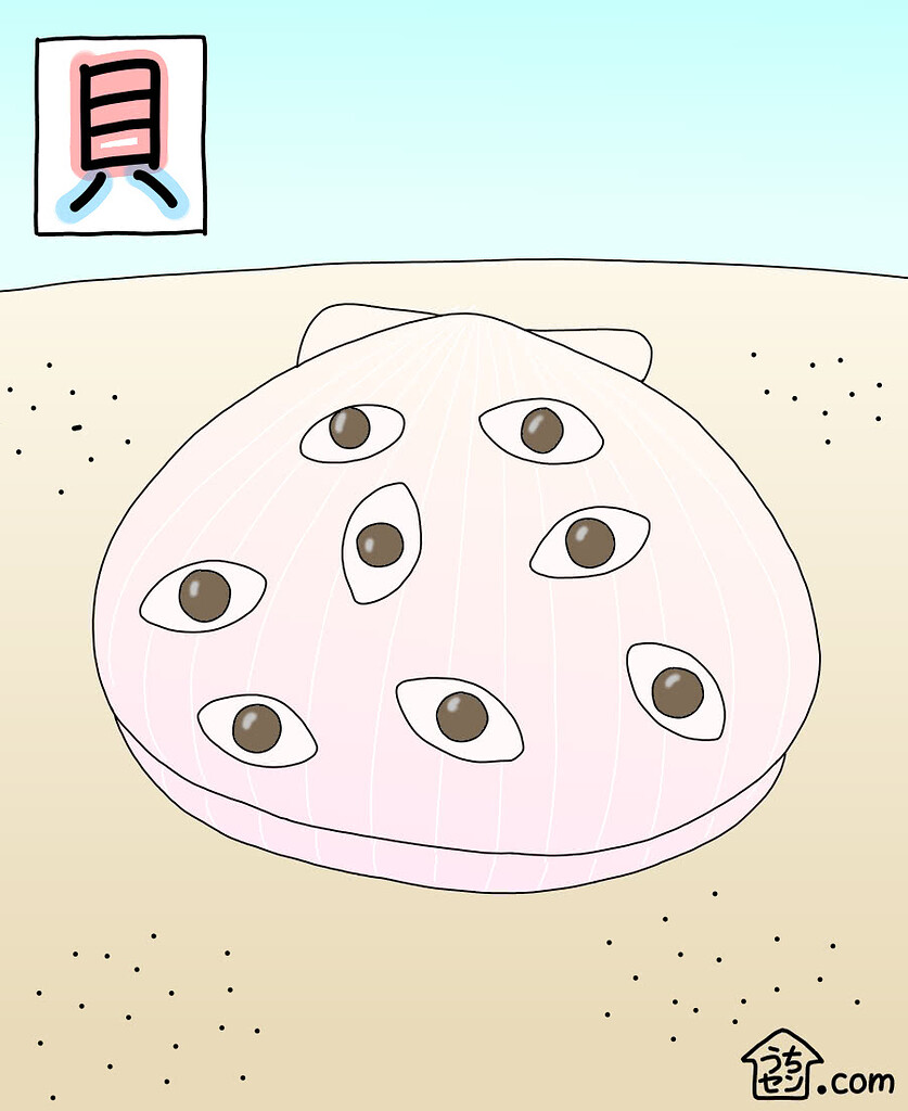貝 (Shellfish) Kanji Discussion Kanji uchisen Community